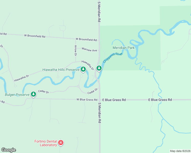 map of restaurants, bars, coffee shops, grocery stores, and more near 1 Meridian Court in Mount Pleasant