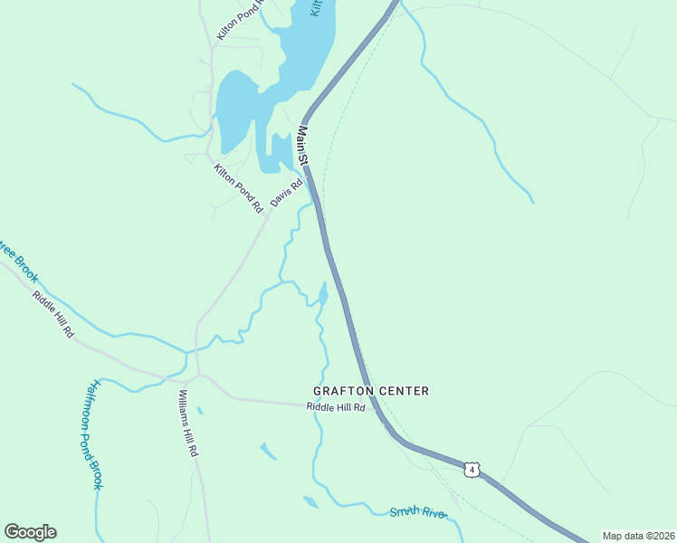map of restaurants, bars, coffee shops, grocery stores, and more near Northern Rail Trail in Grafton