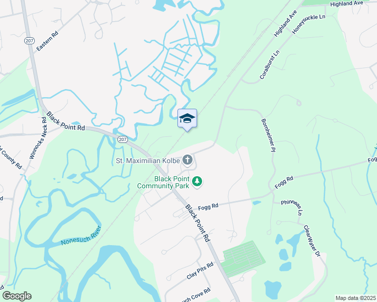 map of restaurants, bars, coffee shops, grocery stores, and more near 16 Highland Avenue in Scarborough
