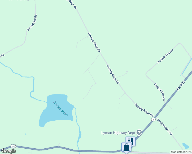 map of restaurants, bars, coffee shops, grocery stores, and more near 18 Savannah Lane in York County