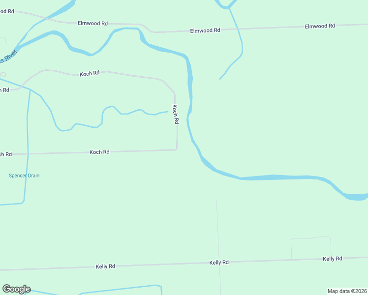 map of restaurants, bars, coffee shops, grocery stores, and more near 6645 Koch Road in Cass City