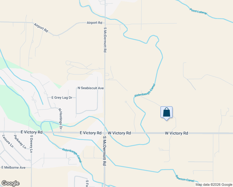 map of restaurants, bars, coffee shops, grocery stores, and more near 2790 North McDermott Road in Nampa
