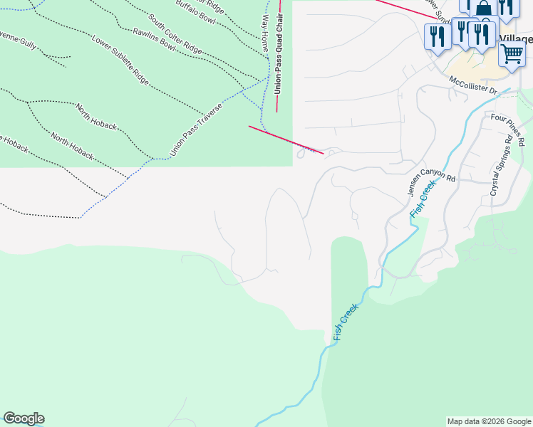 map of restaurants, bars, coffee shops, grocery stores, and more near 6844 North Ellen Creek Road in Jackson