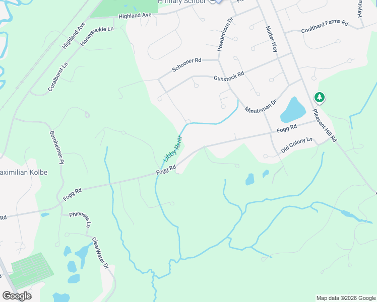 map of restaurants, bars, coffee shops, grocery stores, and more near 104 Fogg Road in Scarborough