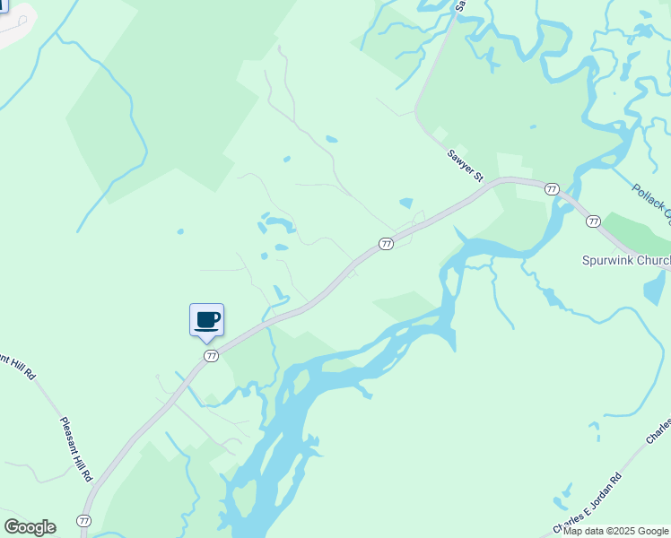 map of restaurants, bars, coffee shops, grocery stores, and more near 174 Spurwink Road in Scarborough
