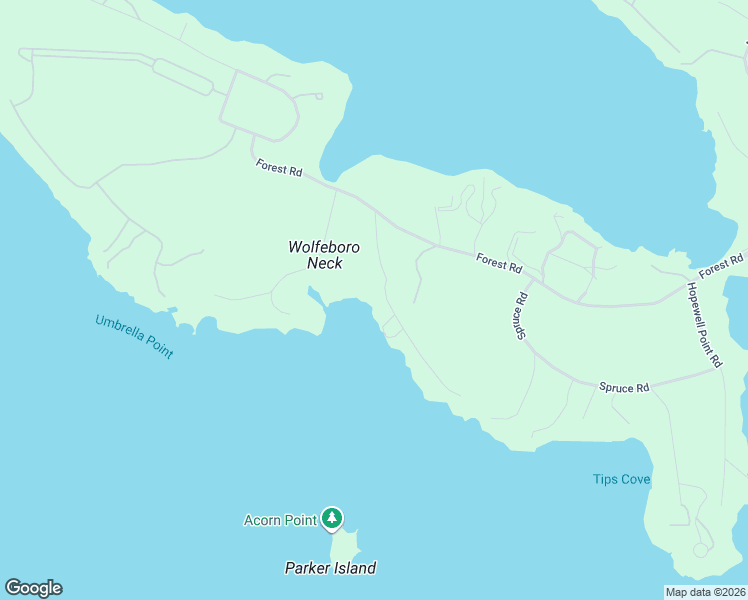 map of restaurants, bars, coffee shops, grocery stores, and more near 49 Rocky Shore Road in Wolfeboro
