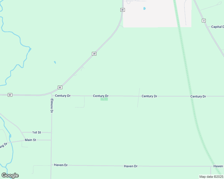 map of restaurants, bars, coffee shops, grocery stores, and more near w2713 Century Drive in Campbellsport
