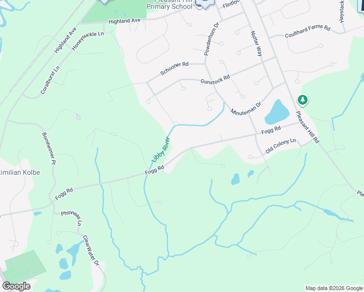 map of restaurants, bars, coffee shops, grocery stores, and more near 104 Fogg Road in Scarborough