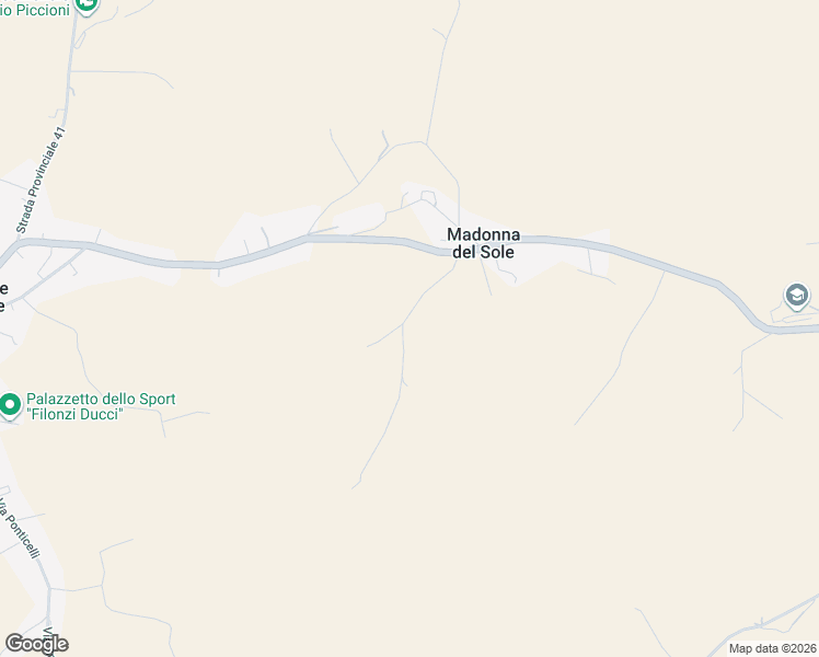 map of restaurants, bars, coffee shops, grocery stores, and more near 1 Via Bastaro in Provincia di Ancona