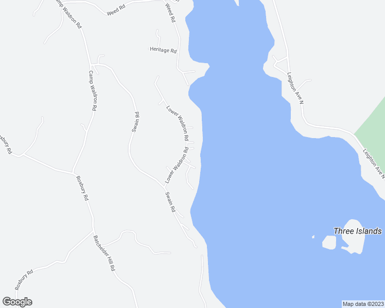 map of restaurants, bars, coffee shops, grocery stores, and more near 19 Lower Waldron Road in Meredith