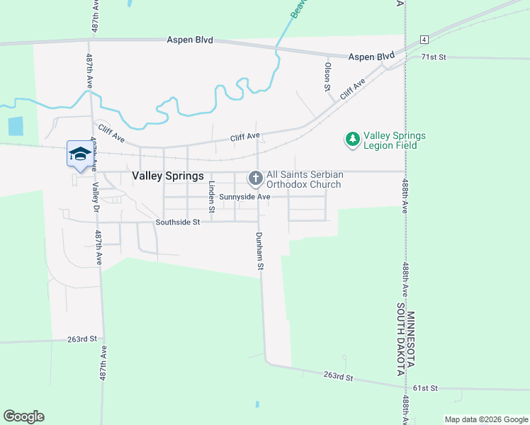 map of restaurants, bars, coffee shops, grocery stores, and more near 406 Dunham Street in Valley Springs