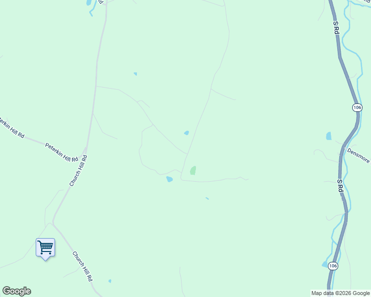 map of restaurants, bars, coffee shops, grocery stores, and more near Randall North Road in Woodstock