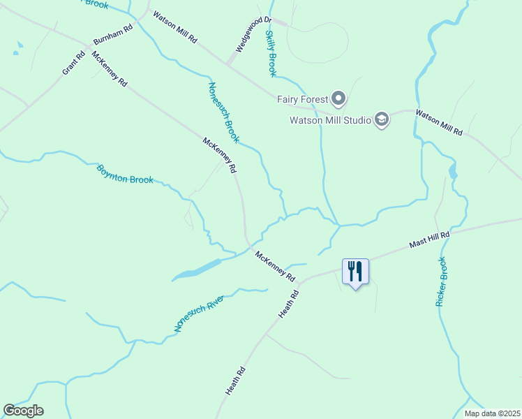 map of restaurants, bars, coffee shops, grocery stores, and more near 35B McKenney Road in Saco