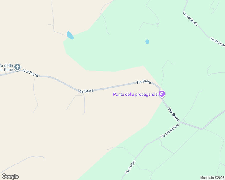 map of restaurants, bars, coffee shops, grocery stores, and more near Unnamed Road in Provincia di Ancona