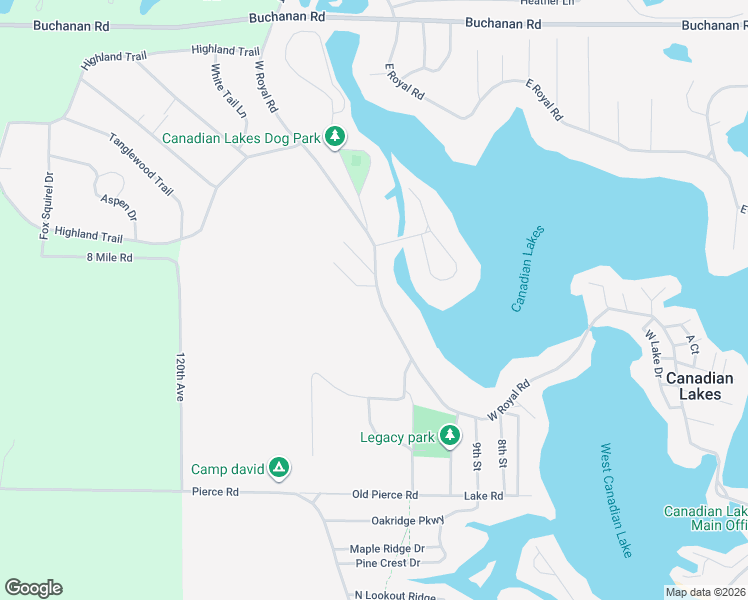 map of restaurants, bars, coffee shops, grocery stores, and more near 11105 13th Street in Stanwood