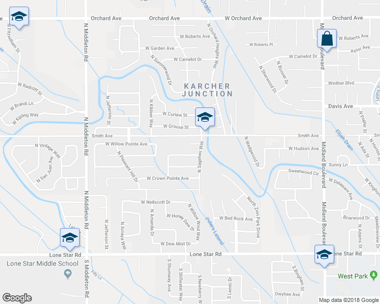map of restaurants, bars, coffee shops, grocery stores, and more near 1876 West Ridge Pointe Avenue in Nampa