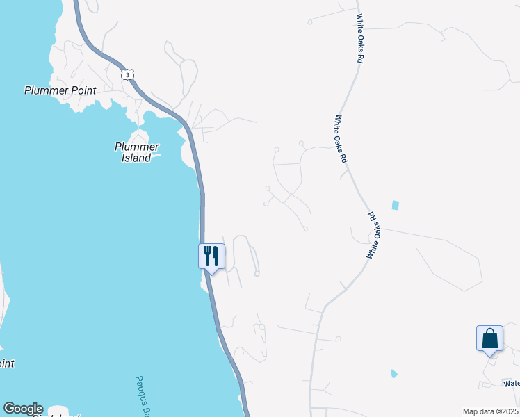 map of restaurants, bars, coffee shops, grocery stores, and more near 15 Lido Lane in Laconia