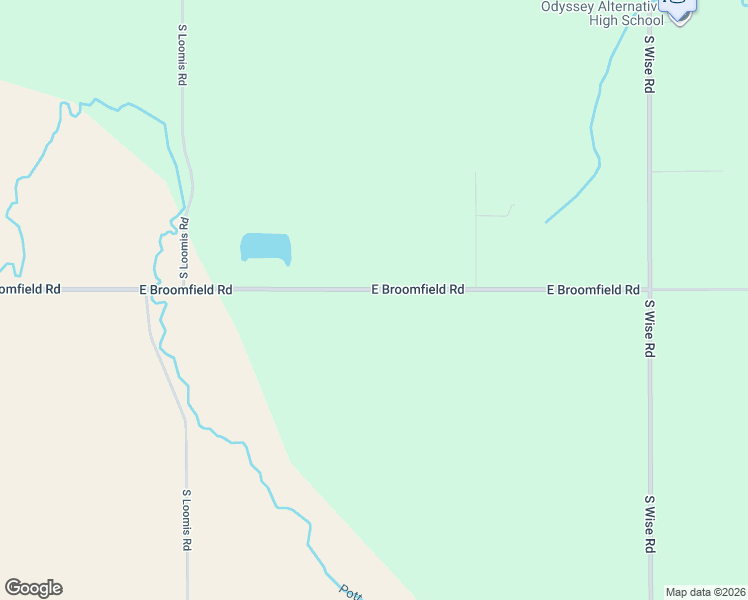 map of restaurants, bars, coffee shops, grocery stores, and more near 8996-9324 East Broomfield Road in Mount Pleasant