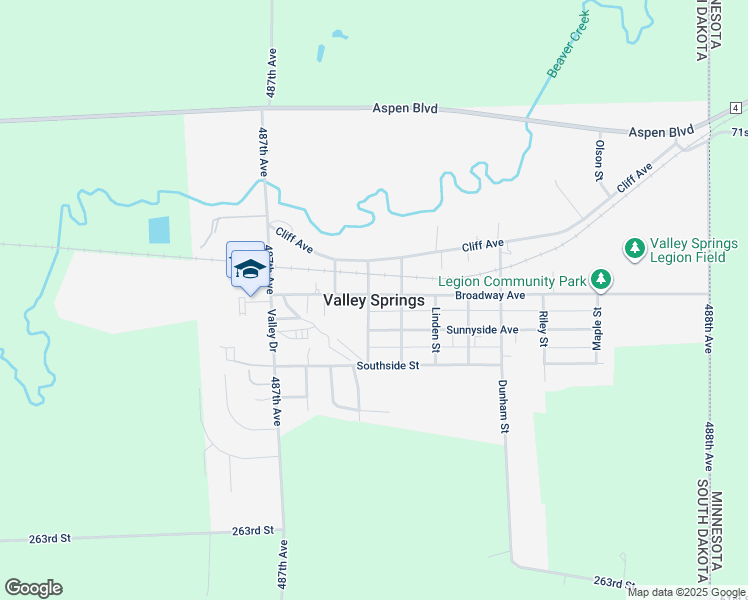 map of restaurants, bars, coffee shops, grocery stores, and more near in Valley Springs