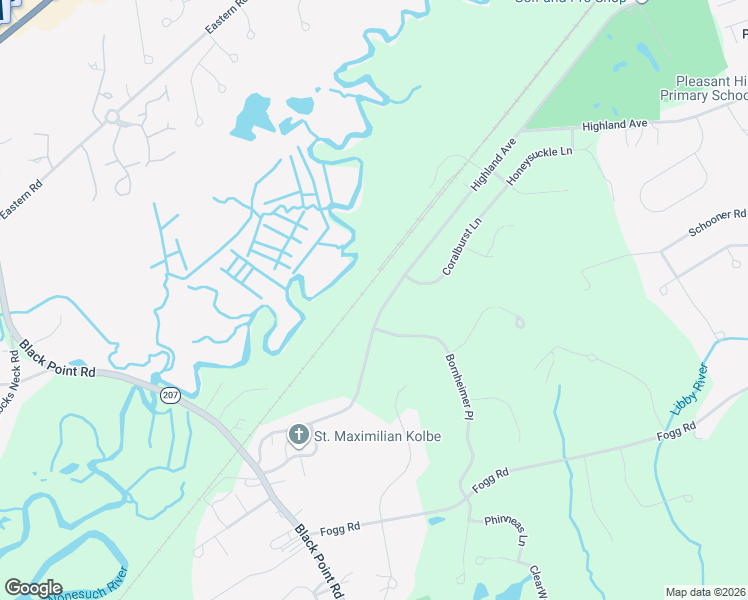 map of restaurants, bars, coffee shops, grocery stores, and more near 42 Highland Avenue in Scarborough