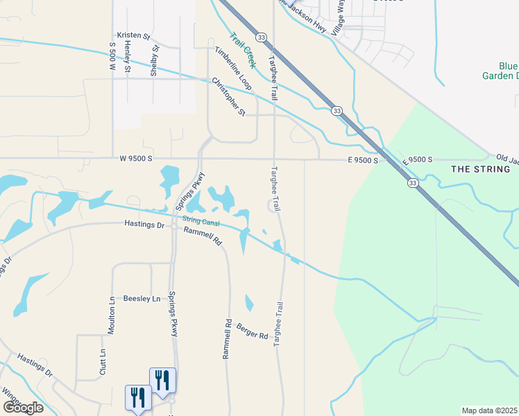 map of restaurants, bars, coffee shops, grocery stores, and more near 8 Curtis Circle in Victor