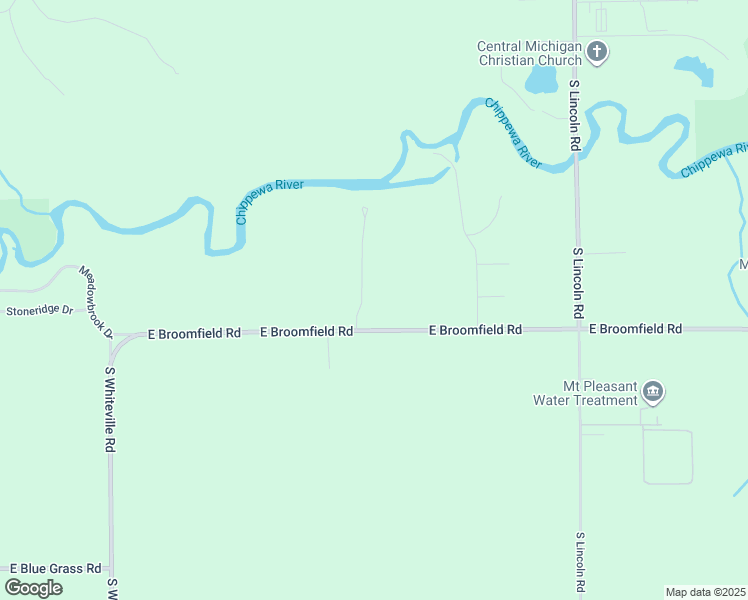 map of restaurants, bars, coffee shops, grocery stores, and more near 3761-3875 Green Acres Dr in Mt Pleasant