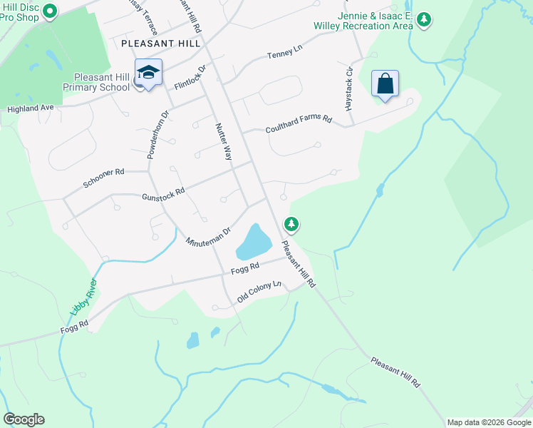 map of restaurants, bars, coffee shops, grocery stores, and more near 3 Minuteman Drive in Scarborough