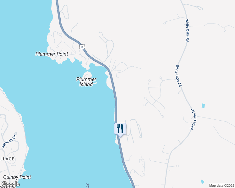 map of restaurants, bars, coffee shops, grocery stores, and more near 493 Weirs Boulevard in Laconia