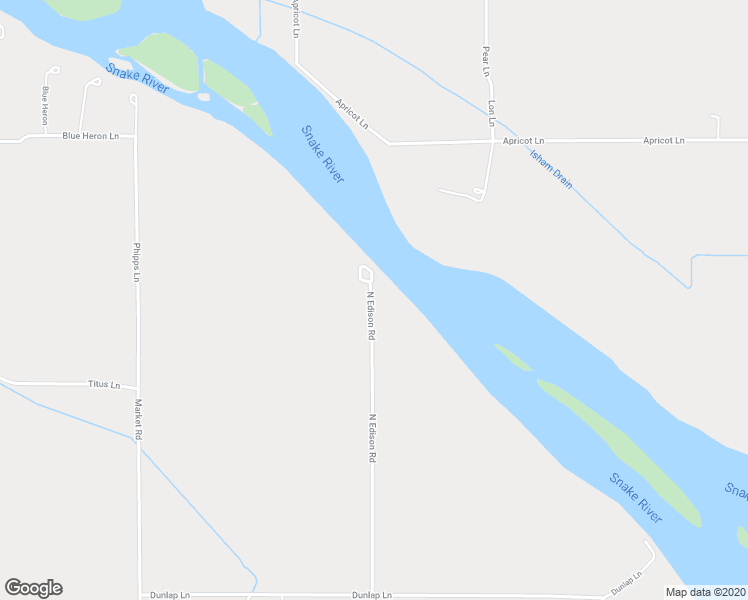 map of restaurants, bars, coffee shops, grocery stores, and more near 4402 North Edison Road in Marsing