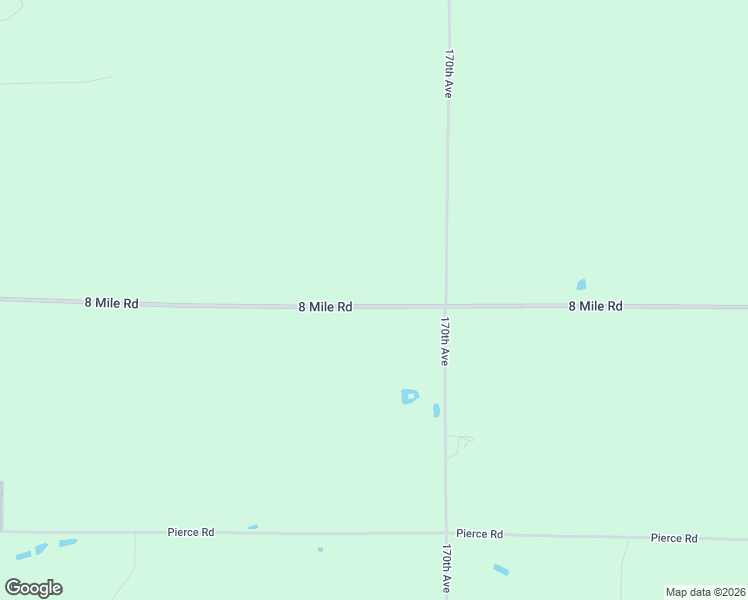 map of restaurants, bars, coffee shops, grocery stores, and more near 17128-17292 8 Mile Road in Stanwood