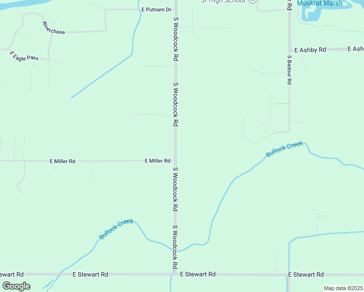 map of restaurants, bars, coffee shops, grocery stores, and more near 963 South Woodcock Road in Midland