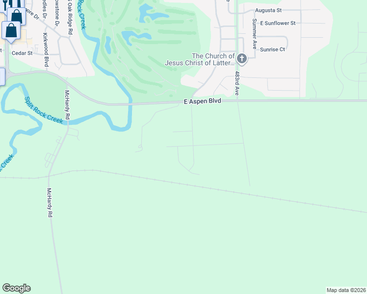 map of restaurants, bars, coffee shops, grocery stores, and more near in Minnehaha County