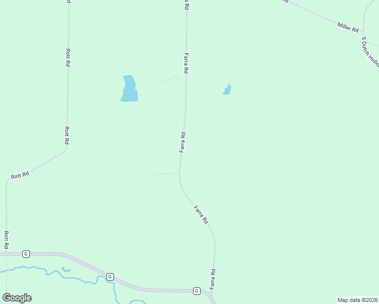 map of restaurants, bars, coffee shops, grocery stores, and more near S1664 Farra Road in La Valle