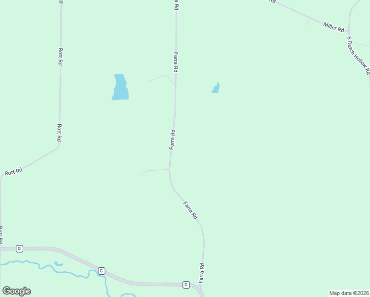 map of restaurants, bars, coffee shops, grocery stores, and more near S1664 Farra Road in La Valle