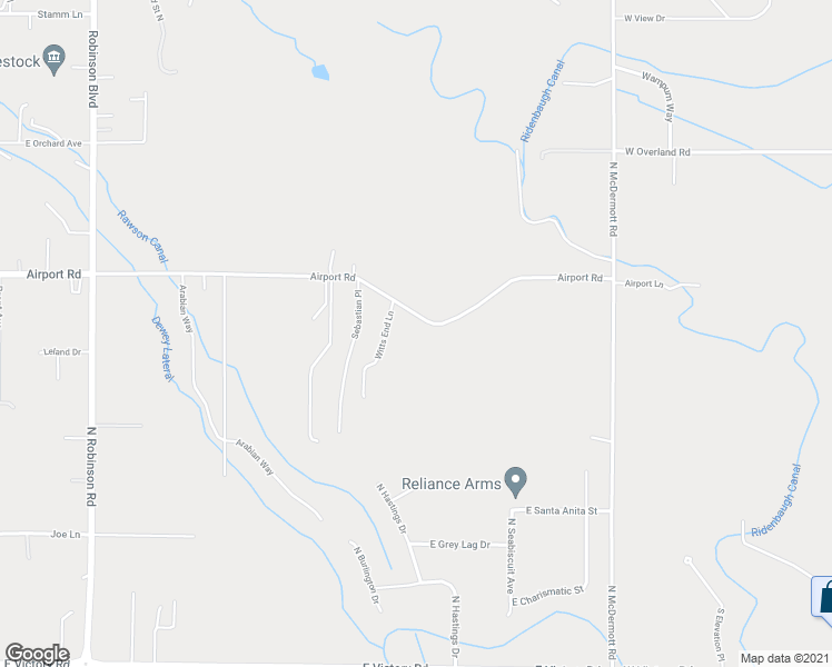 map of restaurants, bars, coffee shops, grocery stores, and more near 7235 Airport Road in Nampa