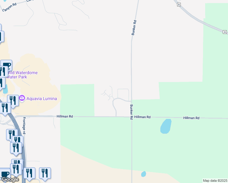 map of restaurants, bars, coffee shops, grocery stores, and more near 85 Grand Canyon Drive in Baraboo