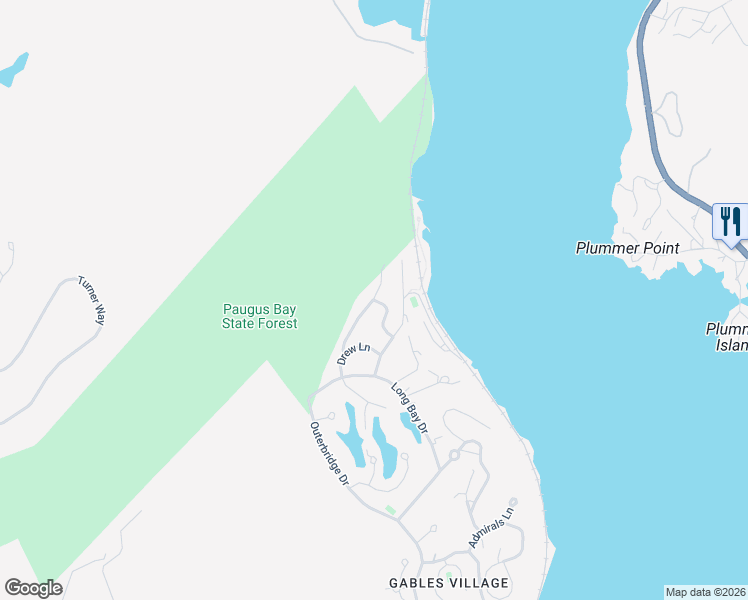 map of restaurants, bars, coffee shops, grocery stores, and more near 74 Deerfield Turn in Laconia