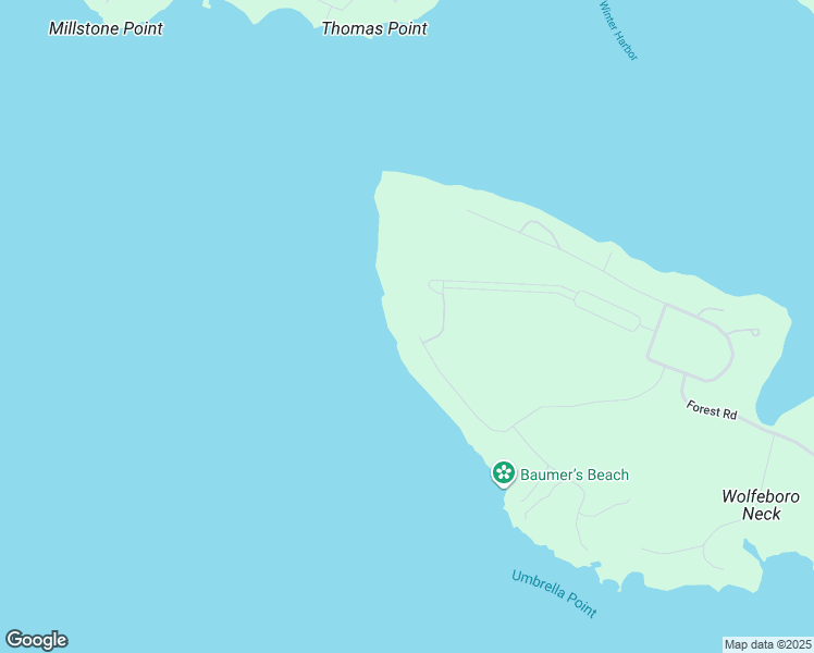 map of restaurants, bars, coffee shops, grocery stores, and more near 136 Broadside Road in Wolfeboro