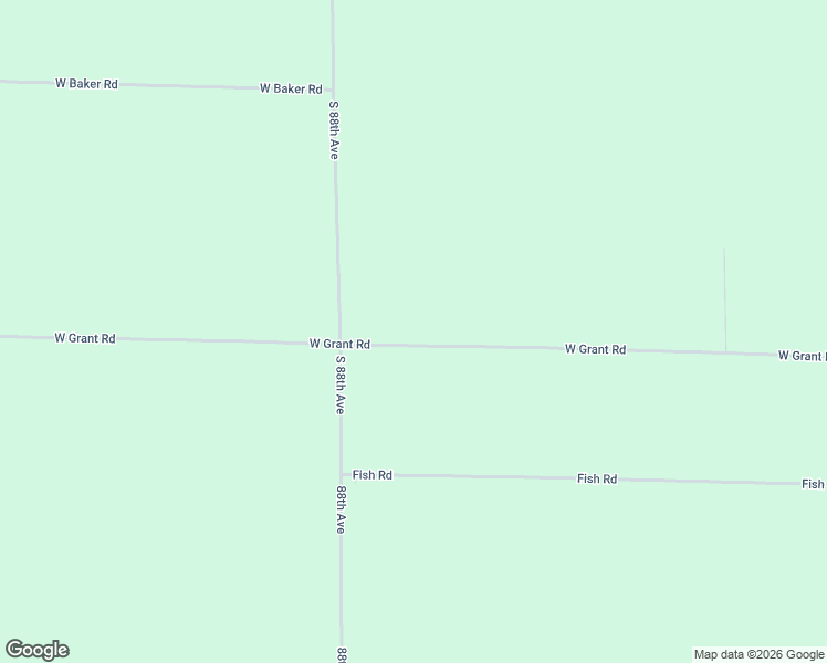 map of restaurants, bars, coffee shops, grocery stores, and more near 2346 West Grant Road in New Era