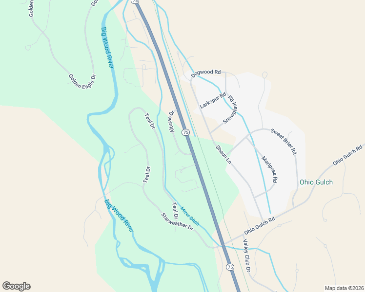 map of restaurants, bars, coffee shops, grocery stores, and more near 101-263 Alturas Dr in Hailey