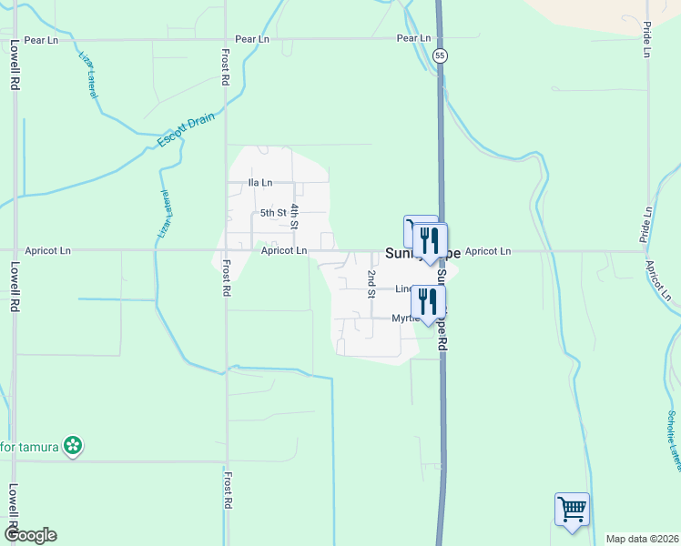 map of restaurants, bars, coffee shops, grocery stores, and more near 20245 Apricot Lane in Caldwell