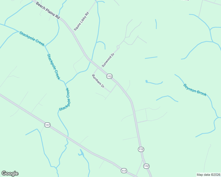 map of restaurants, bars, coffee shops, grocery stores, and more near 46 Burnham Drive in Buxton