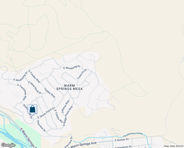 map of restaurants, bars, coffee shops, grocery stores, and more near 3473 East Boulder Heights Drive in Boise
