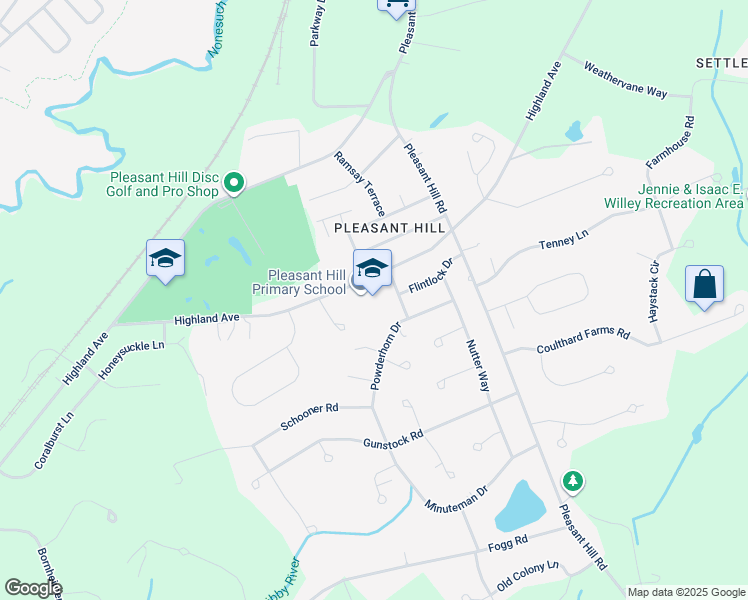 map of restaurants, bars, coffee shops, grocery stores, and more near 143 Highland Avenue in Scarborough
