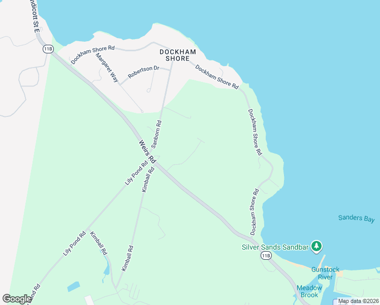 map of restaurants, bars, coffee shops, grocery stores, and more near 255 Weirs Road in Gilford