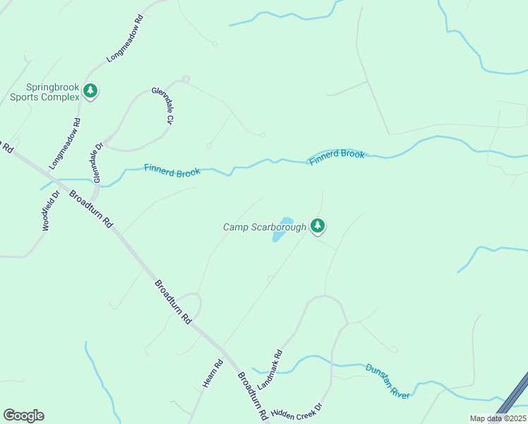 map of restaurants, bars, coffee shops, grocery stores, and more near 19 Stone Brooke Road in Scarborough