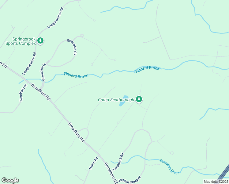 map of restaurants, bars, coffee shops, grocery stores, and more near 19 Stone Brooke Road in Scarborough