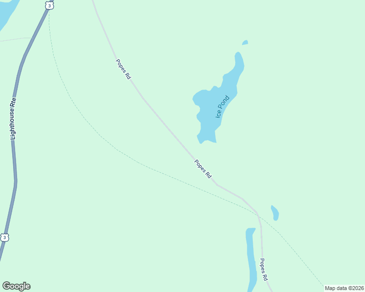 map of restaurants, bars, coffee shops, grocery stores, and more near Popes Road in Lower East Pubnico