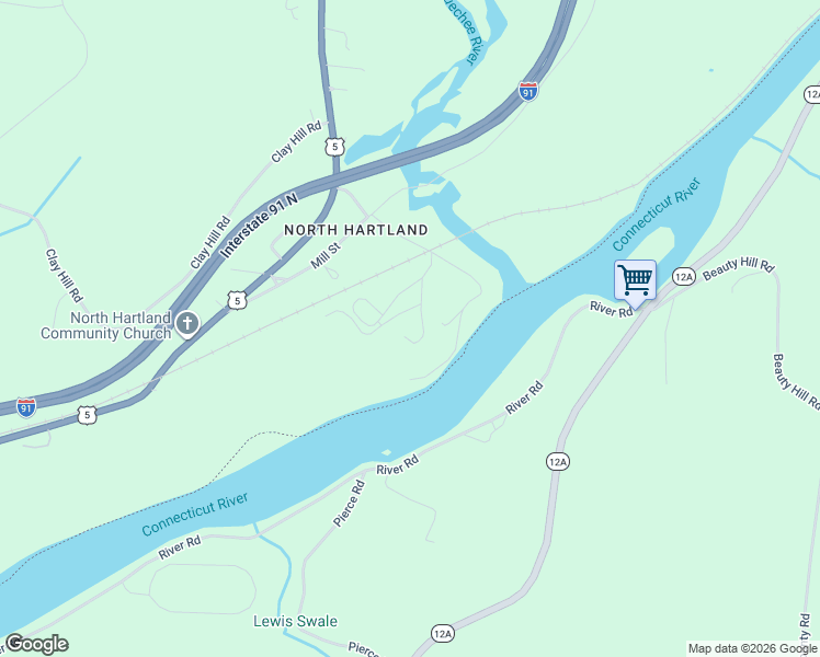 map of restaurants, bars, coffee shops, grocery stores, and more near 14 Dry Kiln Lane in Hartland