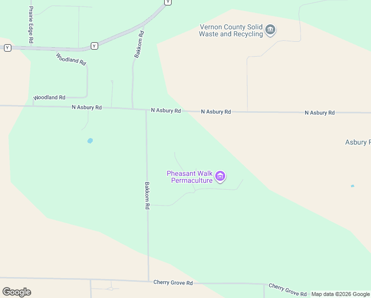map of restaurants, bars, coffee shops, grocery stores, and more near S3874 Bakkom Road in Viroqua